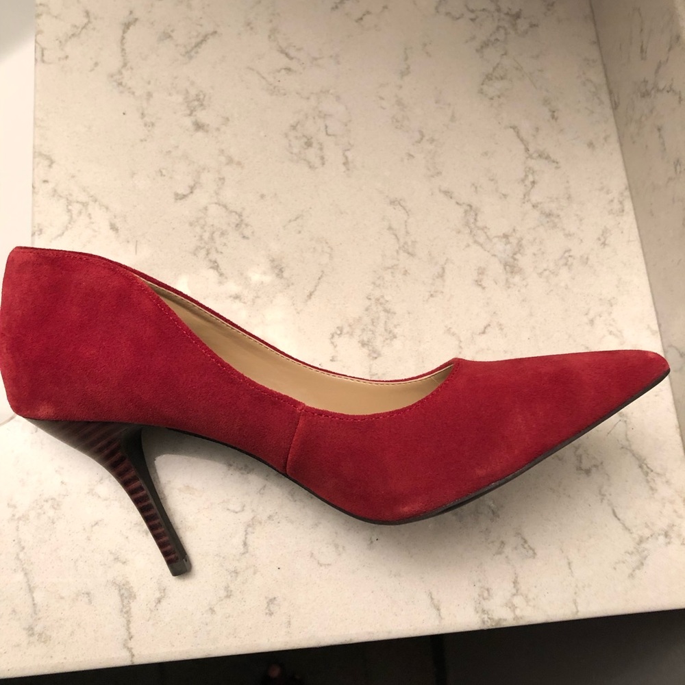 New Mojo suede heels